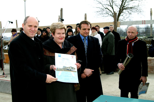 2009. 02. 17.- Položen kamen temeljac za zgradu Agencije za vodne putove